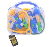 Childrens Medical Playset Educational Role Play Toy Doctor Kit with Case Lightweight Plastic Accessories Stethoscope and Diagnostic Tools Bright Colours Fun Learning for Kids