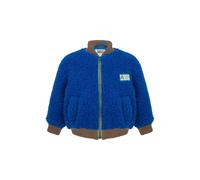 Children's Merino Wool Bomber Happymess Bleu 9/10 ans