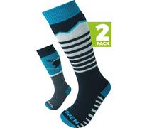 Children's merino wool socks Lorpen Eco (x2) Bleu 31/34