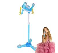 Children's Microphone With Stand - Adjustable Kids Karaoke Microphonee, Standing Play Microphone Set | Toy Microphone Adjustable Stand, Karaoke Microphonee For Kids, Home Singing Microphone Playset