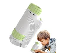 Children's Microscope - 60-120X Observation Toy with LED Lighting Children's Microscope - For Girls Teenagers School Lessons Garden Camping Activities