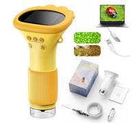 Children's Microscope Handheld,Children's Microscope - 1000X Portable Handheld Microscope - Portable Lab Microscope, Handheld Microscope for Children Ages 8-12 Microbiological Observation