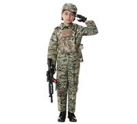 Children's military tactical combat clothing suit camouflage vest with vest boy soldier role Children's Role-Play Costumes: Police Officer, Judge, Traffic Police, Doctor, Prisoner, and More
