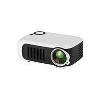 Children's Mini Portable Projector A2000 Projector Home Portable Mini Factory Direct Supply Home Theater Projector (Size : Yellow and Blue Contrast) (White and gray contrast)