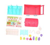 Children's Mini Trolley Toys Lighting Music Fruit Shopping Cart Toys for Over 3 Years Old Kids Girls