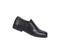 Geox J Federico D Boys Smart School Shoes Slip On Leather Black UK Size 6 EUR 39