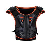 Children's Motorcycle Jacket Chest Vest Protection Motocross Sports Chest Motorcycle Vest Chest Racing Guard for 4-15 Years Old Children for Riding Skating Scooter Skiing