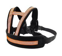 Children's Motorcycle Seat Belt Children's Anti-Fall Bicycle Motorcycle Back Seat Belt Cycling Hiking Strap Children Adjustable Motorcycle Strap for Children 2-12 Years, Reflective Stripes (Orange