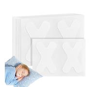 Children's Mouth Band Sleeping Aid - Extended X Shape Breathing Strips, PE Night Plaster Snoring Reduction Support, Skin-Friendly Lip Fixation Sleep Accessories | Dry Neck Preventive Breathing Control