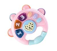 Children's Music Toy, Non - Babies Attractive Grip Improving Auditory Perception Puzzle Soft Develop Coordination for Early Education (Roseate)