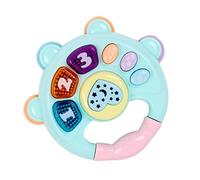 Children's Music Toy, Non - Babies Attractive Grip Improving Auditory Perception Puzzle Soft Develop Coordination for Early Education (Green)