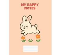 Children's notebooks. Little rabbit is running around. Lined Journal Notebook.: Size 8.5" x 11" {140}