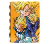 Children's notepad SD Toys Dragon Ball Z Saiyans A4 Multicolore 30x21 cm