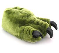 Wynsors Claw Boys Green and Black Novelty Monster Slippers, Size: 13