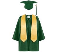 Children's Nursery Graduation Gown,Kids Nursery Preschool Child Graduation Set Gown Gown Cap Tassel 2025 for Preschool Primary School Ceremony for Child Size 0-10 Years for Birthday