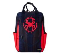 Children's nylon backpack Loungefly Marvel Spider-Verse Miles Morales Suit Bleu 28,75x43,75x12,5 cm