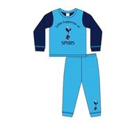 Childrens Official Tottenham Hotspur FC Pyjamas | Little Boys Girls Kids Football Club Nightwear Pj Set, Age 2-3 Years Blue