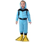 Children's Outfits Clothing Set Diver Role Play Costume Jumpsuit for Boys Halloween Party Dress Up and Cosplay Performance