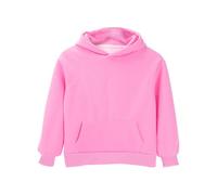 Children's Oversized Hoodie Sweatshirt - Comfy Casual Pullover Style, Loose Fit Design, Lightweight Fabric, Suitable for Fall & Winter, Warm for Cool Days, Cute for Kids(Pink, 18-24 Months)