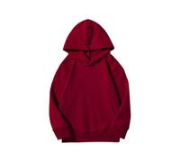 Children's Oversized Hoodie Sweatshirt - Comfy Casual Pullover Style, Loose Fit Design, Lightweight Fabric, Suitable for Fall & Winter, Warm for Cool Days, Cute for Kids(Wine, 5-6 Years)
