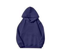 Children's Oversized Hoodie Sweatshirt - Comfy Casual Pullover Style, Loose Fit Design, Lightweight Fabric, Suitable for Fall & Winter, Warm for Cool Days, Cute for Kids(Navy, 3-4 Years)