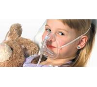 Children's Oxygen Mask Paediatric Open Oxygen Mask Age 3-10 | for Comfortable and Effective Oxygen Therapy Experience. | Efficient Administration of Both Fluids and Oral Medication OXYTYKE