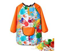 Children's Painting Coat - Waterproof Long Sleeve Children's Art Smock,Flexible Cuffs Design Kids Art Smock for Craft, Painting, Writing, Water, Cooking