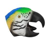 Children's Parrot Hand Puppet Soft Rubber Animal Hand Puppet Bird Dolls Interactive Costume Accessory Washable Cosplay Accessories for Role Play Early Education Learning Toy Figure for Storytelling