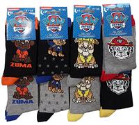 Children's Paw Patrol Socks - Comfort and Novelty Cotton - Assorted Photo Models, Pack of 6 Asst2, One size