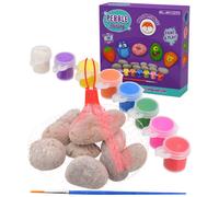 Children's Pebble Painting Craft Kit With Paints