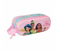 Children's pencil case Safta Disney Princess 3D Bleu 21x6x8 cm
