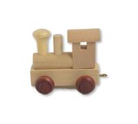 Personalised wooden name train : Use wooden letters to spell a personalised name