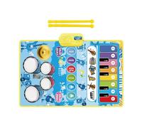 Children's Piano Keyboard Play Mat With Double Instrument Modes Musical Educational Toy For Active Kids Early Learning Music Toy