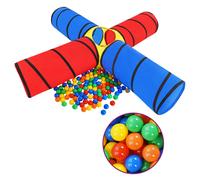Childrens Play Balls 250/500/1000 Pcs Multicolour Ball Pit Play Tent Pool Balls