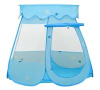 Children's Play Tent with 250 Balls, Blue, 102 x 102 x 82 cm, Made of Polyester with Robust Steel Frame, Foldable Pop-up Tent for Indoors, Outdoors, Children's Room, Garden, Playhouse, Ball Pit