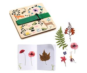 Children's Playground with Grass - Portable Press to Assemble and Carry Around to Collect and Dry Plants and Flowers - with Herb - Age 5+