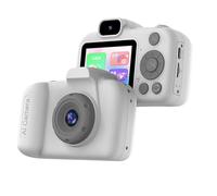 Childrens Pocket Size Learning Camera ABS Construction Digital Photo Selfie Device with Learning Assistant Educational Camera Toy Portable Digital Photography Selfie Tool for Homework Help Birthday
