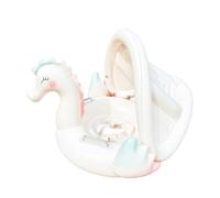 Children's Pool Float - Inflatable Pool Ring | Portable Sun Shade Pools Float, Inflatable Floating Pools Canopy for Adults, Foldable Safe Swimming Ring for Lakes Parties Backyards Wings