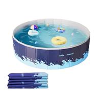 Children's Pool, Foldable Pool for Small Dogs, Removable Pool, Fold the Outdoor Bathtub, Large Folding Games, Swimming Toy, for Patio, Pond