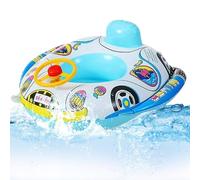 Children's Pool Swimming Seat, Inflatable Swimming Ring with Swimming Seat Ring for Garden, Shower, Bathtub, Children, Girls, Water Activities, Parties