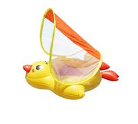 Children's pool with awning, anti-tilt room and non-slip protection, cartoon, pool, duck, perfect for holidays, outdoor, party, family