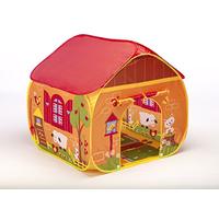 Childrens Pop Up Play Tent Designed like a FarmYard Age 3+ with a Unique Printed Play Floor : Boys / Girls Toy Play Tent / Playhouse / Den / Great Tractor Toy