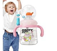 Children's Portable Water Cup,Cute Squirt Fountain Sippy 300ml | Toddler Cups, Leak Proof Water Bottle, Creative Kids Cups with Straws and Lids for Home Travel