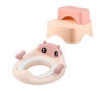 Childrens Potty Seat Pad with Reinforced Holder Secure Base Removable Toilet Helper for Toddler Winter Use Kids Toilet Training Seat