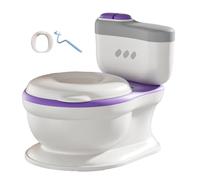 Children's Potty Training Toilet Widened Trough, Realistic Simulated Flush