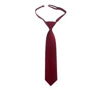 Children's Pre-Tied Tie 12.6x2.56 Inch Adjustable Children's Tie Elastic Clip-On Thin Tie For Birthday Wedding Graduation Ceremony Theme Party Daily Wear Suitable For 2-7 Years Old (Wine red)
