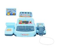 Childrens Pretend Cash Register Set With Play Money Interactive Learning Toy For Counting Practice Safe Educational Cash Register Toy