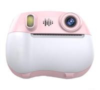 Children's Print Camera with Dual 1080P Lenses, 2.4-inch IPS Screen, Thermal Printing, 1500mAh, for Kids Ages 3-10(Pink)