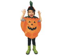 Children's pumpkin poncho