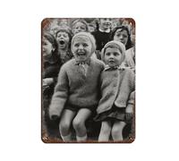 Children's Puppet Theatre Retro Poster Metal Tin Sign Chic Art Retro Iron Painting Bar People Cave Cafe Family Garage Poster Wall Decoration 12x16inch(30x40cm)